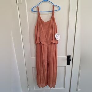 NAIF Coral Jumpsuit